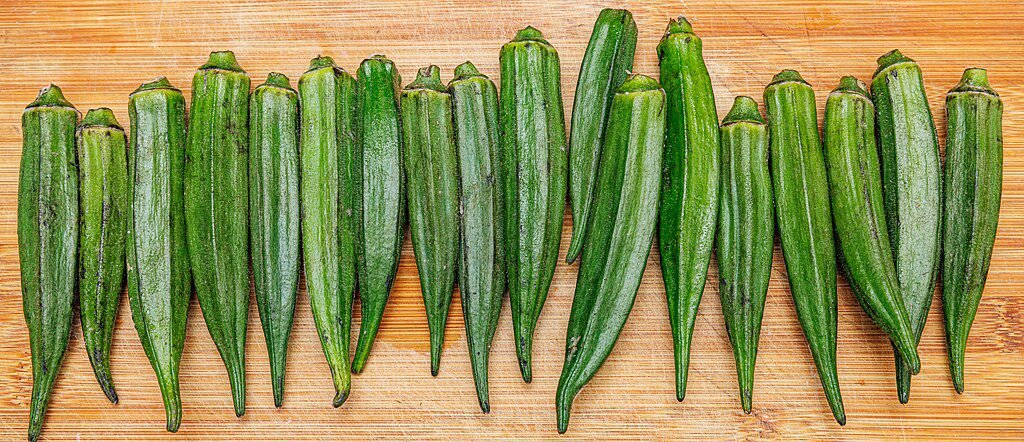 okra termés