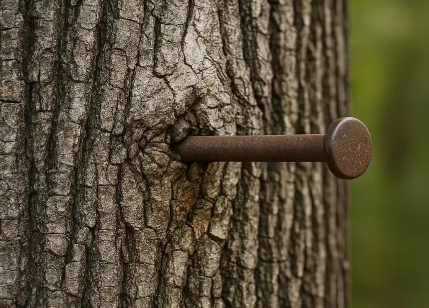 Falun ezért vertek rozsdás szöget a gyümölcsfákba, amióta tudom én is ezt teszem!