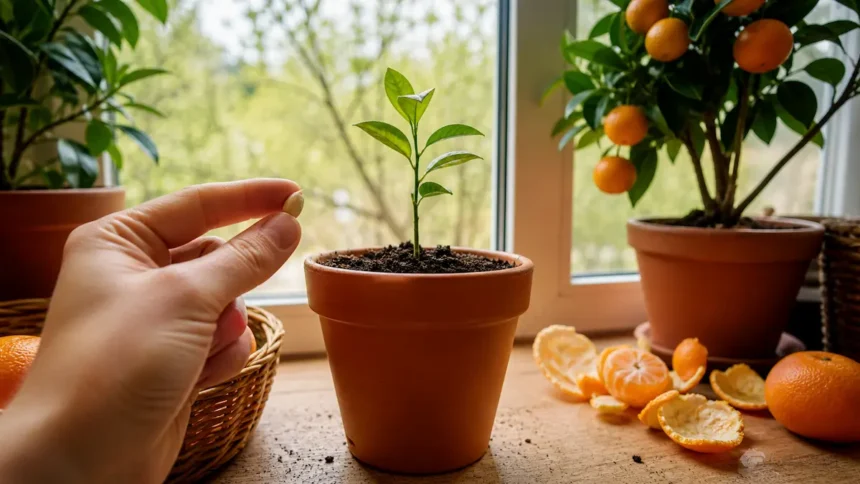 Így tudod kicsíráztatni a mandarin magját házilag