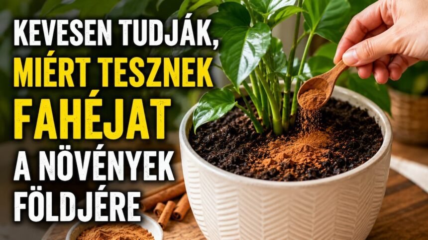 Kevesen tudják, hogy miért tesznek sok kertészetben fahéjat a növények földjére