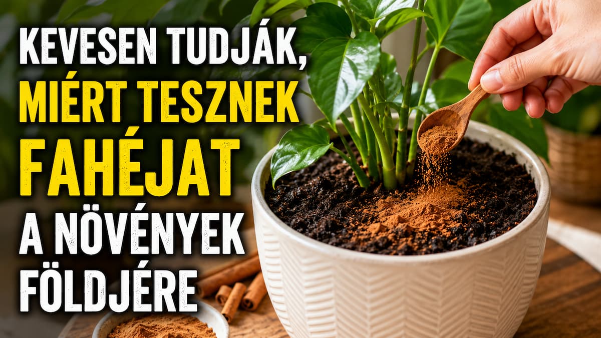 Kevesen tudják, hogy miért tesznek sok kertészetben fahéjat a növények földjére