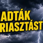 Kiadták a riasztást! Mutatjuk, hogy melyik 2 vármegyében szakadhat le az ég ma délután!