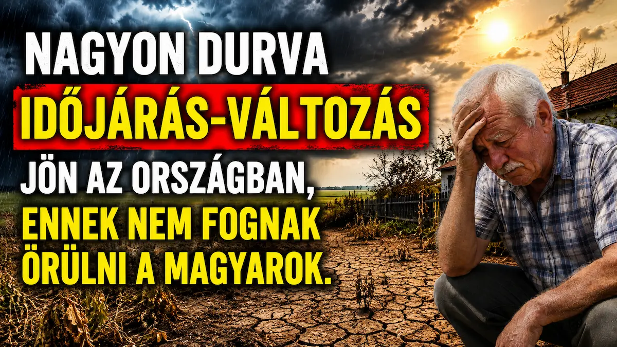 Nagyon durva időjárás-változás jön az országban, ennek nem fognak örülni a magyarok