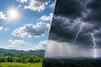 Néhány vármegyét másodpercek alatt tarolhat le a vihar
