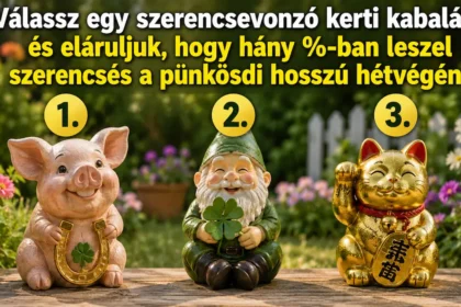 Válassz egy szerencsevonzó kerti kabalát, és eláruljuk, hogy hány %-ban leszel szerencsés a pünkösdi hosszú hétvégén