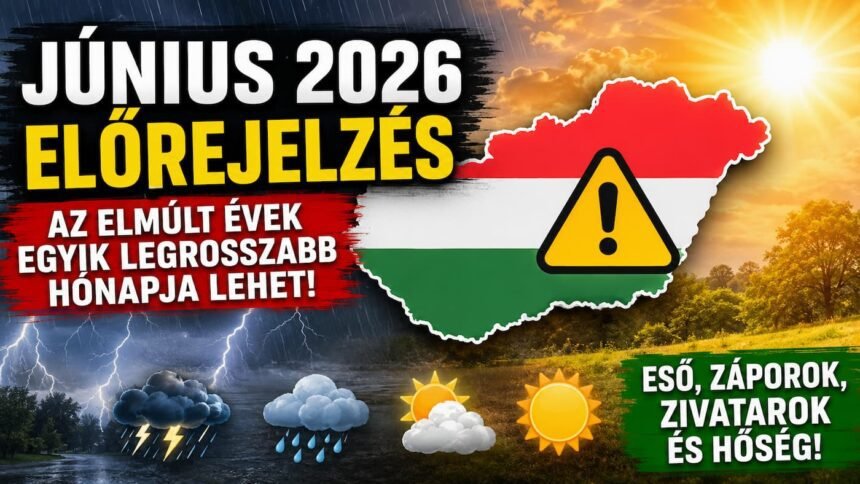 A meteorológusok frissítették az előrejelzést: a június az elmúlt évek egyik legrosszabb hónapja lehet