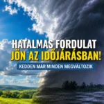 Hatalmas fordulat jön az időjárásban, kedden már minden megváltozik