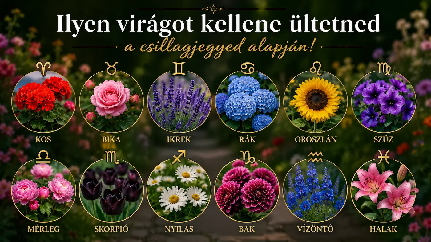 Ilyen virágot kellene ültetned a kertedben a csillagjegyed alapján!