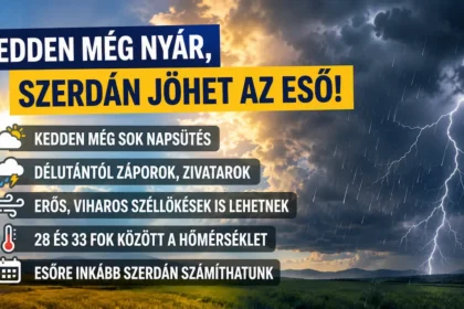 Nagy esők és zivatarok jönnek