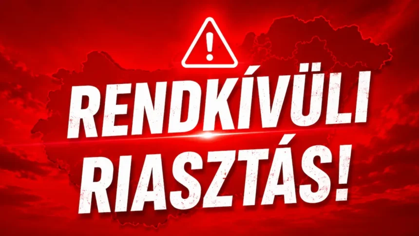 Rendkívüli riasztást adtak ki vasárnapra!