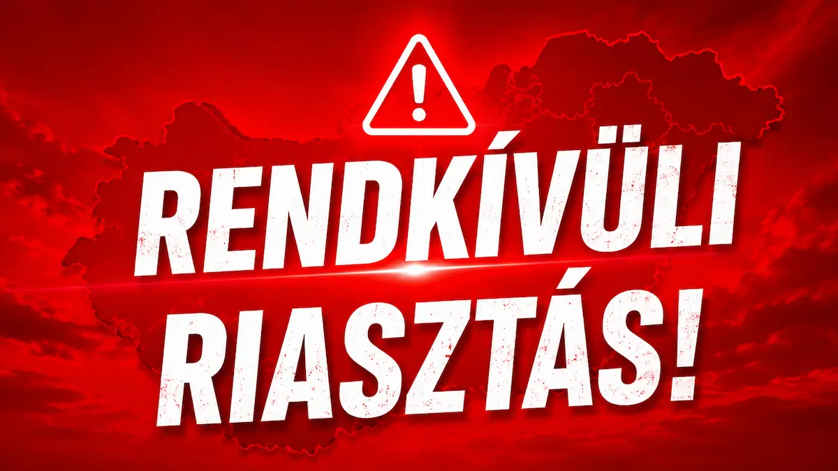 Rendkívüli riasztást adtak ki vasárnapra!