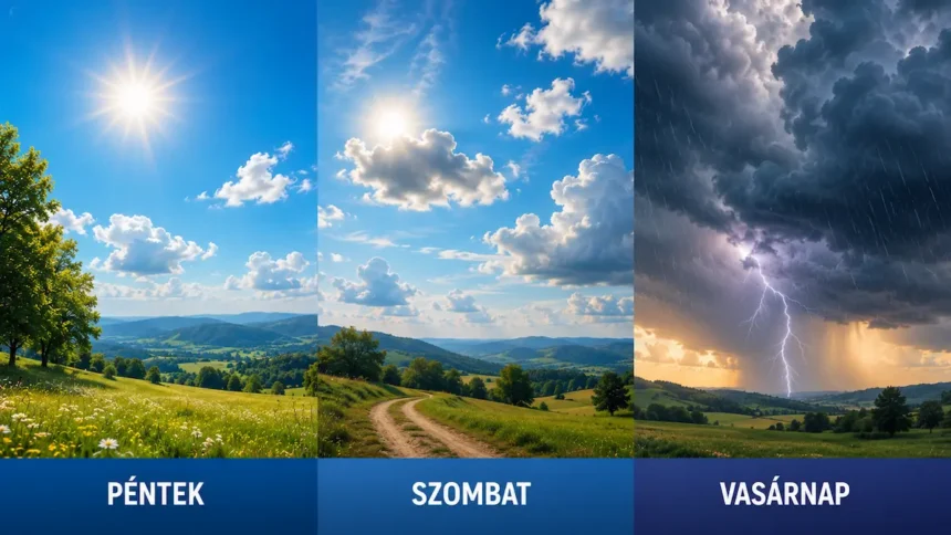 Váratlan fordulat jön a hétvégi időjárásban - Ebbe a 3 vármegyébe ne nagyon menj strandra!