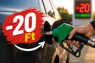 Már életbe is lépett: Ezen a helyen 20 forinttal a védett ár alatt adják a benzint, gázolajat