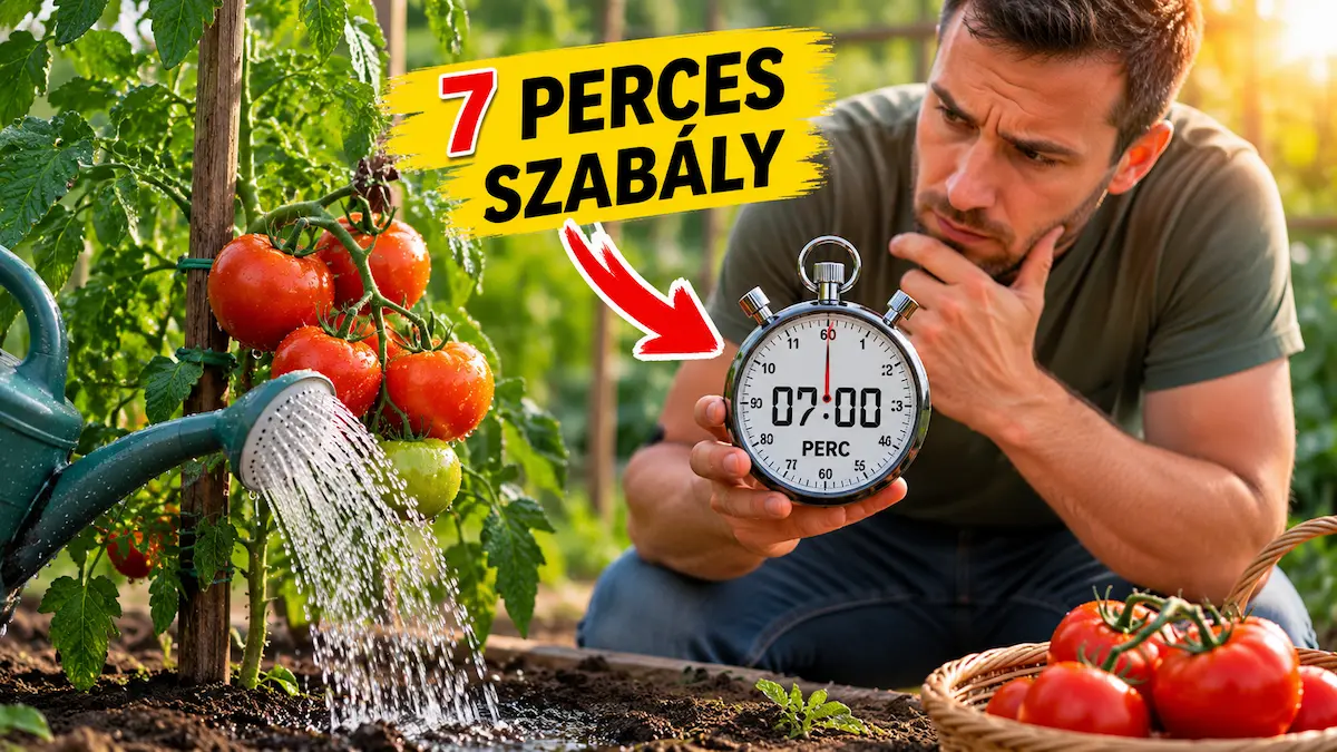 szlovák kertészek furcsa paradicsom locsolási trükkje terjed Magyarországon