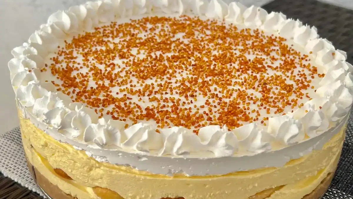 Sütés nélküli gesztenyetorta tejszínhabbal