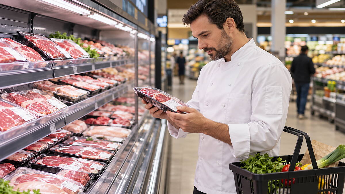 A szakácsok egy napon soha nem vásárolnak a szupermarketben, az ok a hűtőpultban van
