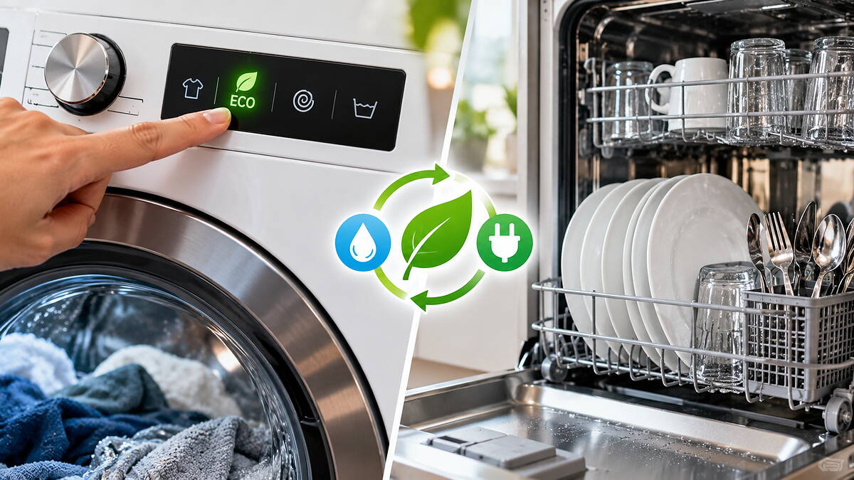 Az eco program 3 óráig tart, mégis kevesebbet fogyaszt: ezért van így a mosógépen és a mosogatógépen