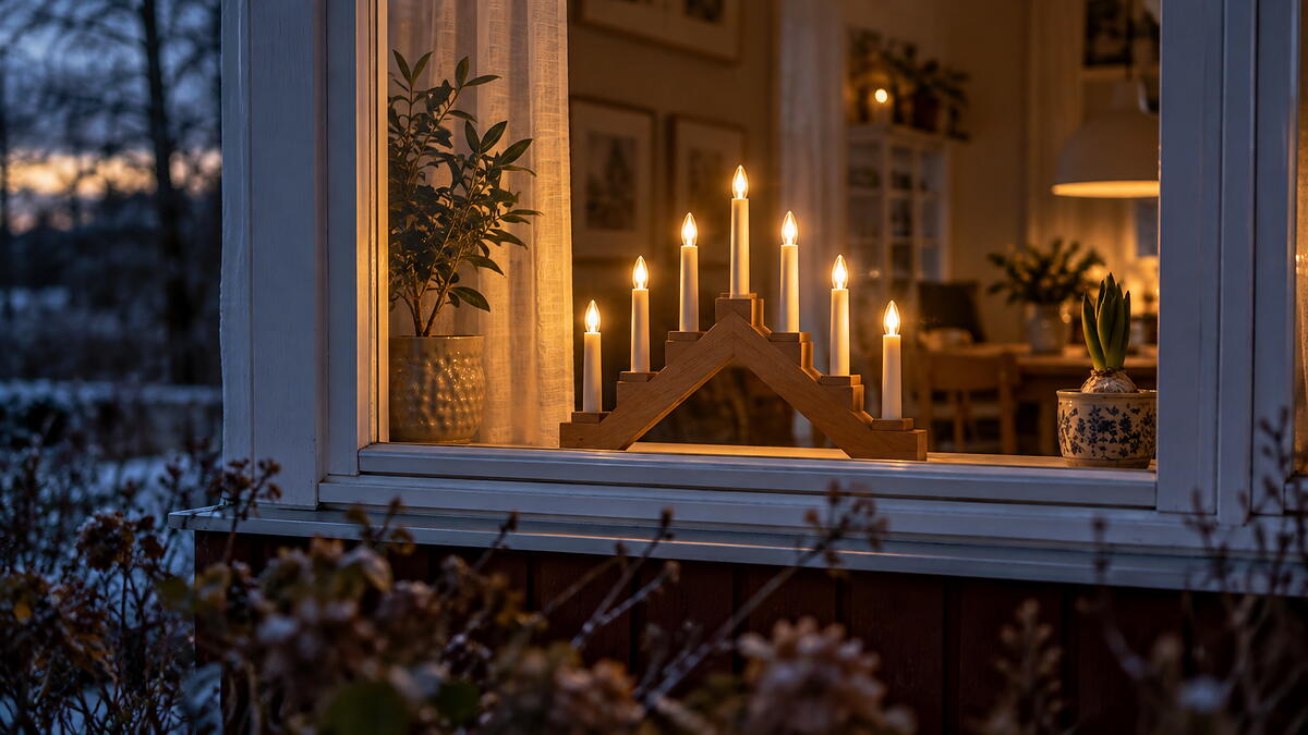 Ezért tesznek a svédek gyertyatartót az ablakba még advent előtt, novemberben