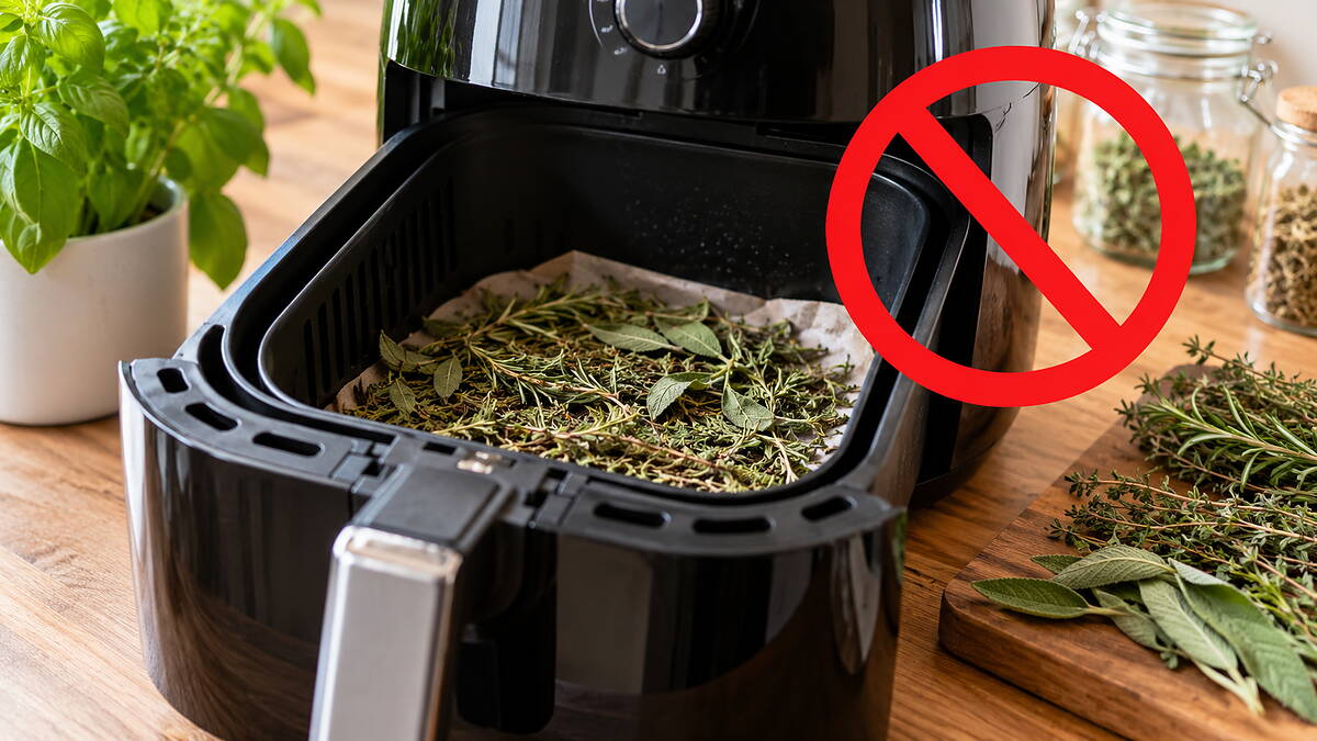 Fűszernövényt szárítanál az air fryerben a fagyok előtt? Egyes gyártók kifejezetten tiltják