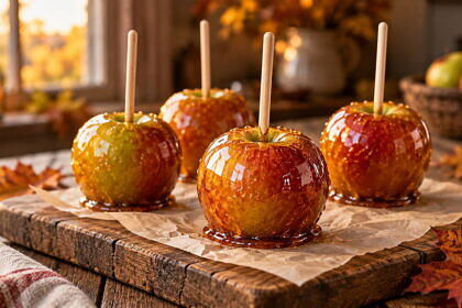 Így készül a karamellás alma pálcikán angol módra – A Halloween buliban tarolni fog