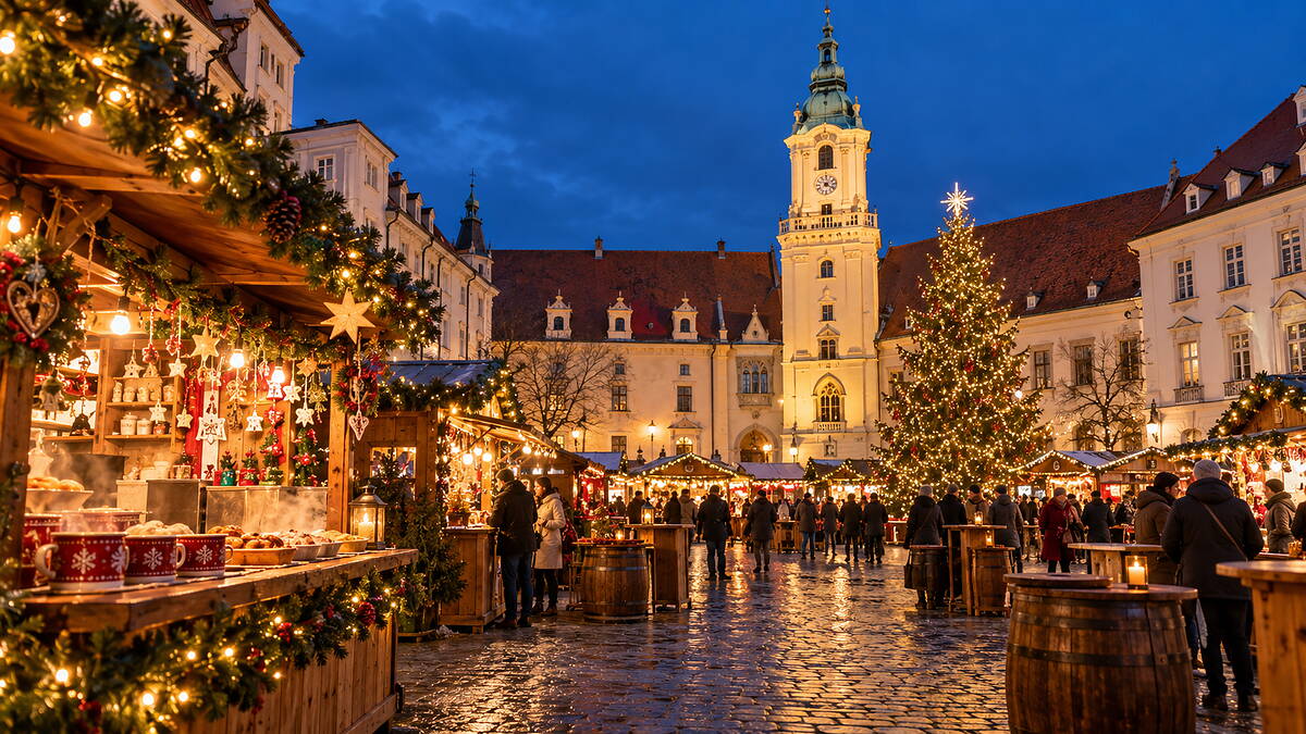 November 26-án nyit a pozsonyi karácsonyi vásár, és idén január 3-ig tart