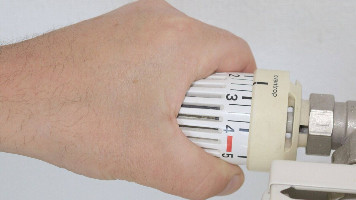 Kéz tekeri a radiátor termosztatikus fejét