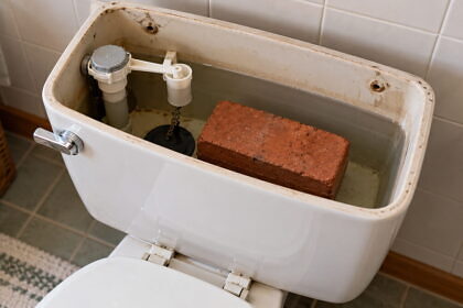 Ezért tettek régen téglát a WC-tartályba