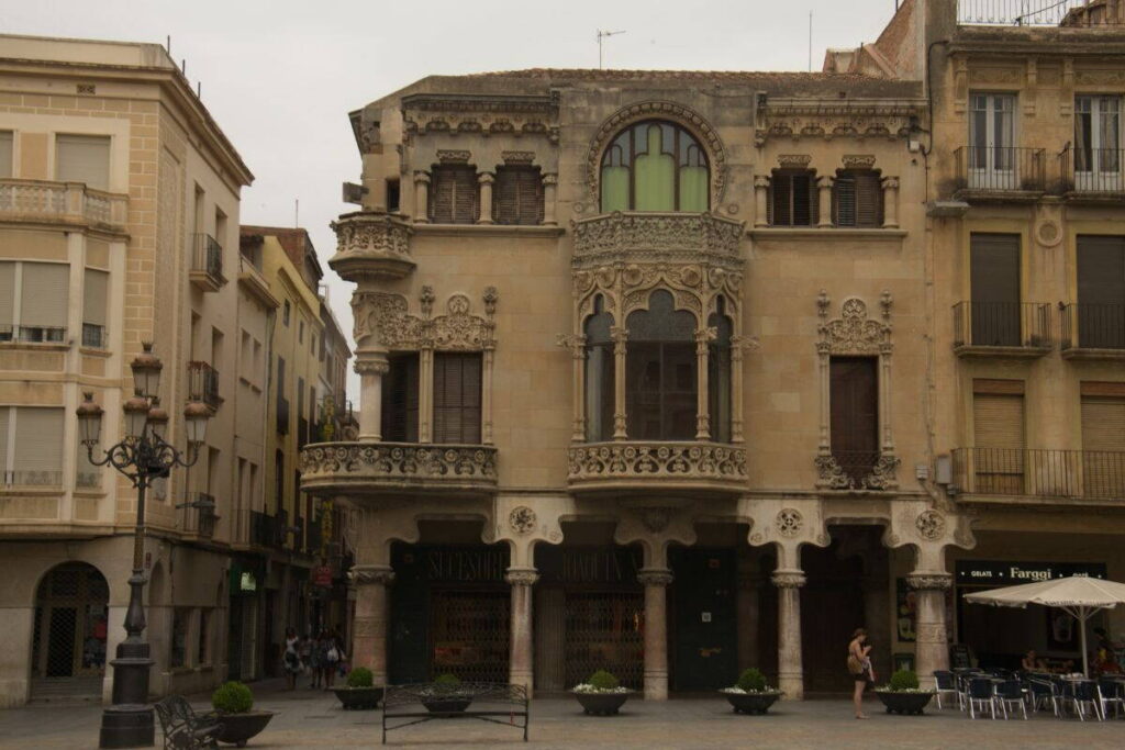 A Casa Navàs modernista épülete Reusban