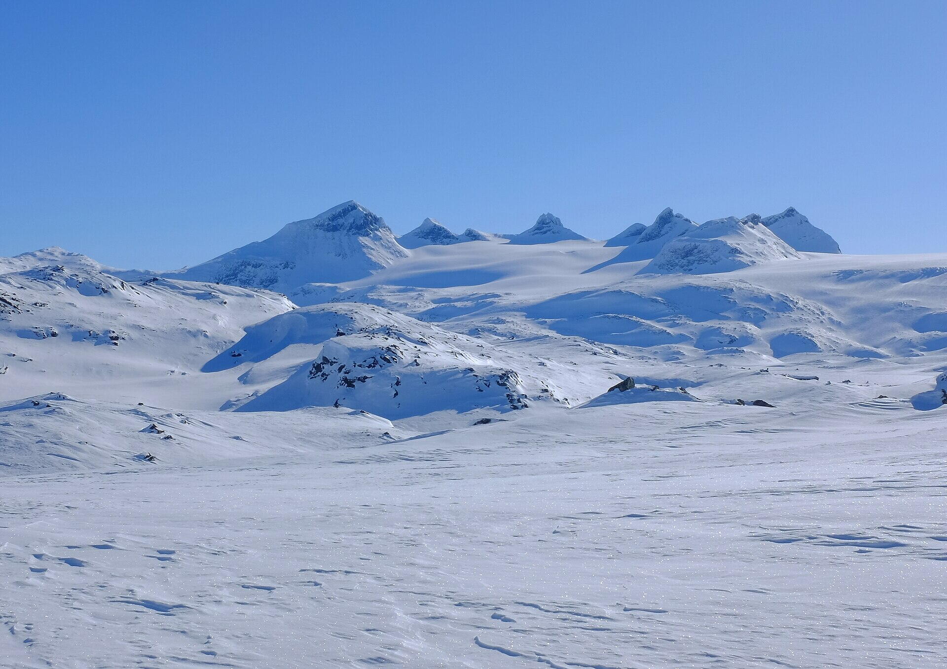 A Smørstabbreen gleccser Jotunheimenben