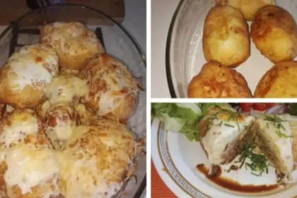 Töltött burgonyapüré rántva, sajttal koronázva! Ünnepi lakomának is megfelel!