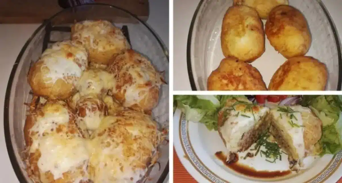 Rántott töltött burgonyapüré-golyók